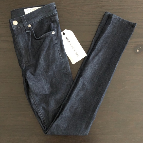 rag & bone High Rise Skinny Jeans Size 23 NWT - Picture 2 of 5
